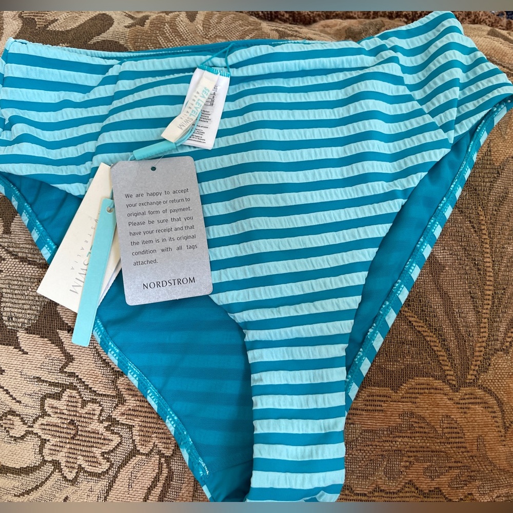Sea level capri retro high waist bikini bottom